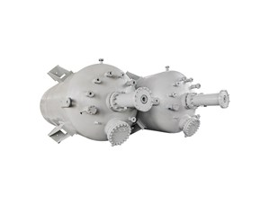 25000L碳钢磁力密封电磁加热反应釜已完工发往烟台