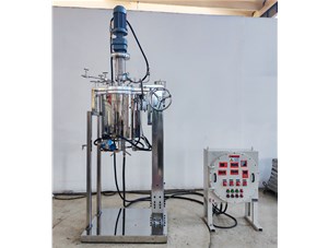 20L高温高压不锈钢手动升降反应釜已完工发往厦门